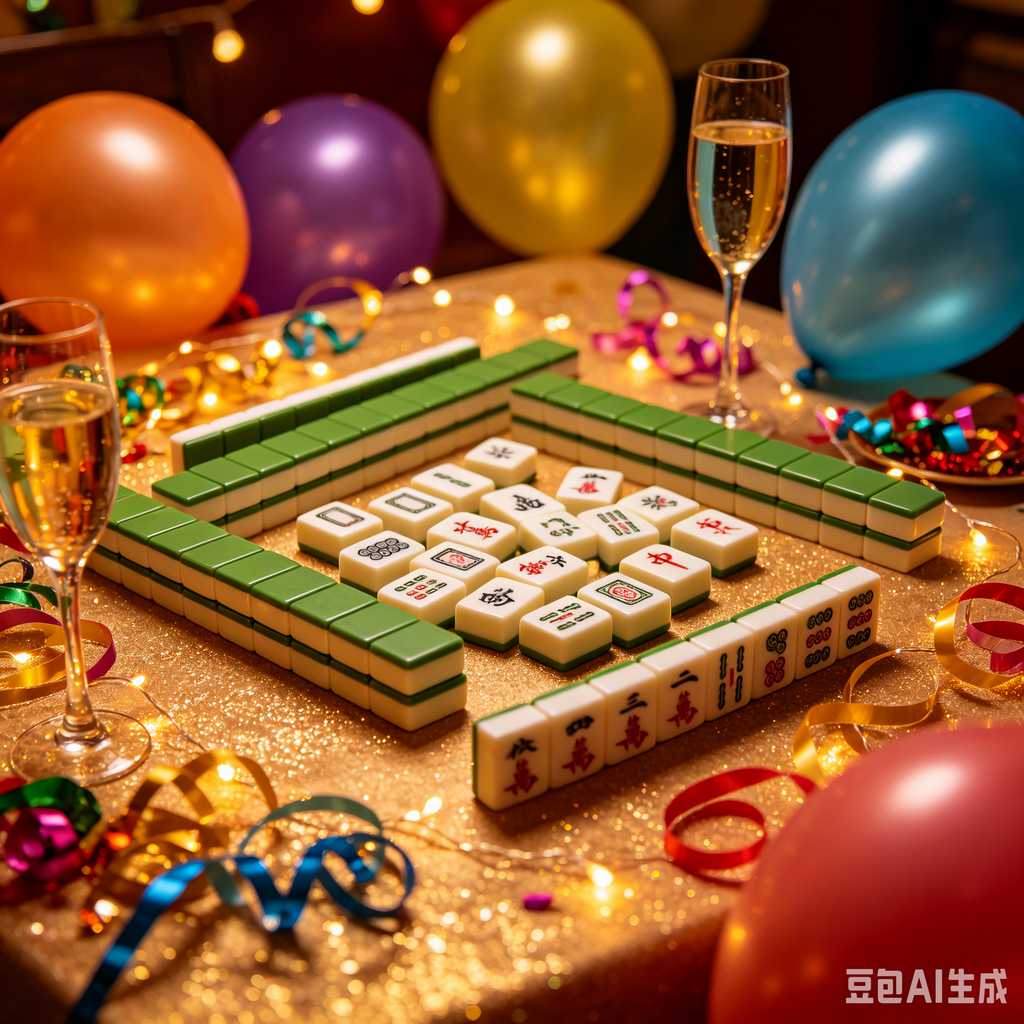 embossed mahjong set design